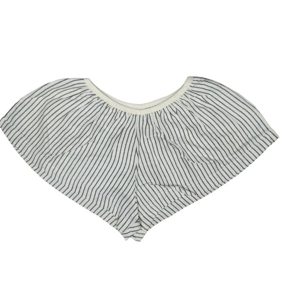 Persnickety nwt white and black striped shorts summer vacation photoshoot size 2 - Picture 1 of 5